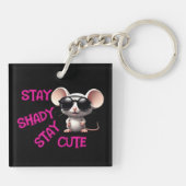 Shady bleibe, Niedliche Maus Bleibe Schlüsselanhänger (Rückseite)