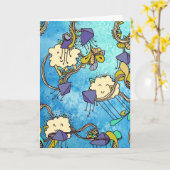 Shady Cloud Card Karte (Gelbe Blume)