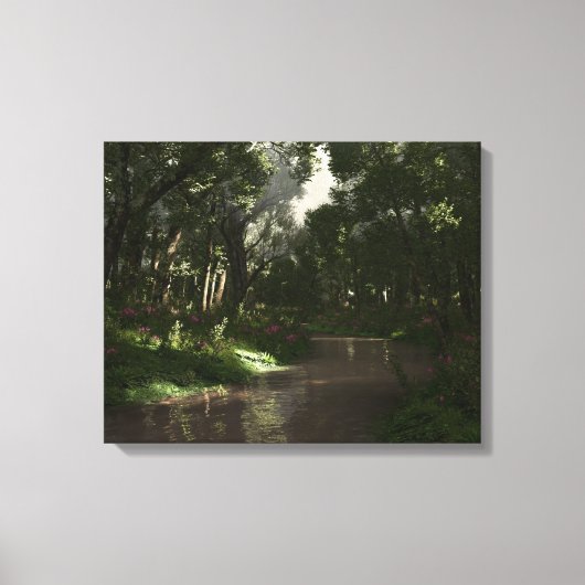 Shady Creek Canvas Print Leinwanddruck (Vorderseite)