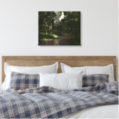 Shady Creek Canvas Print Leinwanddruck (Insitu (Schlafzimmer))