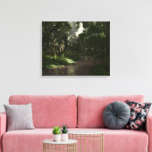 Shady Creek Canvas Print Leinwanddruck (Insitu (Wohnzimmer))
