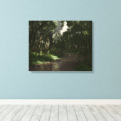 Shady Creek Canvas Print Leinwanddruck (Insitu (Holzboden))