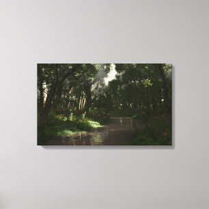 Shady Creek Canvas Print Leinwanddruck