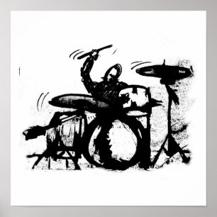 shady drumer poster