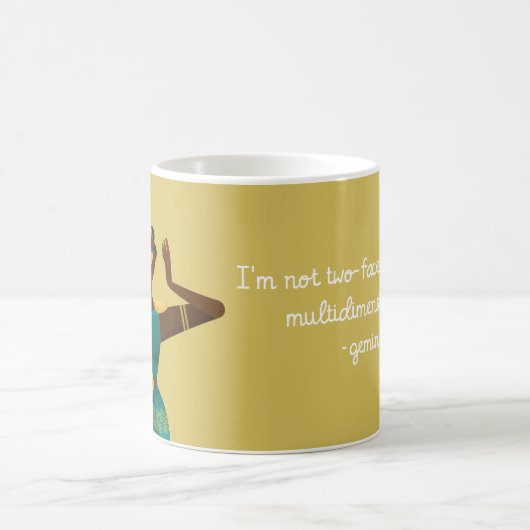 Shady Gemini Quotes Kaffeetasse (Mittel)