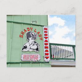 Shady Lady Restaurant Postkarte