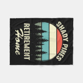 Shady Nes Funny Quote Retirement Day Party Home  Fleecedecke (Vorderseite (Horizontal))