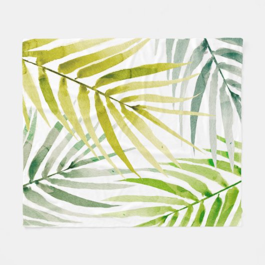 Shady Palms Fleecedecke (Vorderseite (Horizontal))