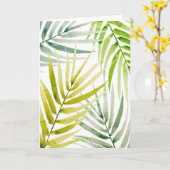 Shady Palms Karte (Gelbe Blume)