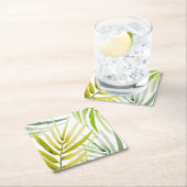 Shady Palms Rechteckiger Pappuntersetzer (Vor Ort)