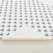 Shady Skull Pattern Sherpadecke (3/4)