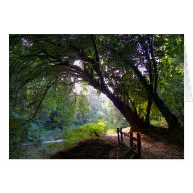Shady Stream Card (Vorderseite (Horizontal))
