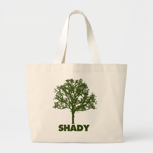 Shady Tree GO Green Spaß Jumbo Stoffbeutel (Vorne)