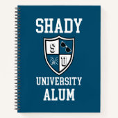 Shady University Alum grad personalisierter Ozean  Notizblock (Vorderseite)