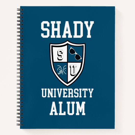 Shady University Alum grad personalisierter Ozean Notizblock (Vorderseite)