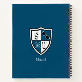 Shady University Alum grad personalisierter Ozean Notizblock (Rückseite)