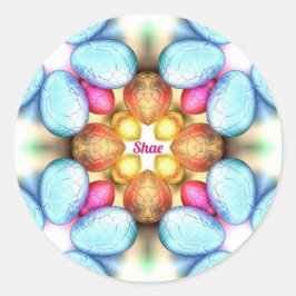 SHAE EASTER ~WOW! Hübsche Eier zu Ostern Runder Aufkleber