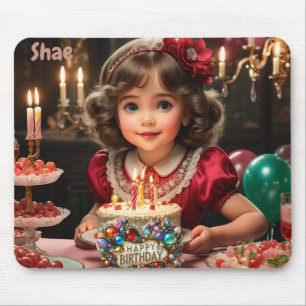 SHAE ~ Vintages Geburtstagskind ~ Mousepad