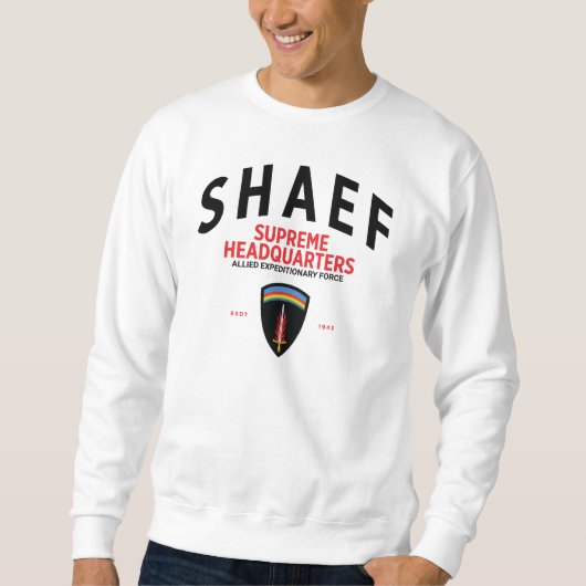 SHAEF Oberstes Hauptquartier Tribut Sweatshirt (Vorderseite)