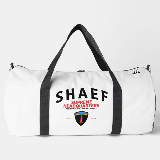 SHAEF Supreme Headquarters Custom Duffle Bag (Vorderseite)