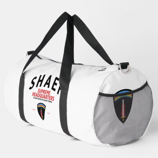 SHAEF Supreme Headquarters Custom Duffle Bag (Rechte Ecke)