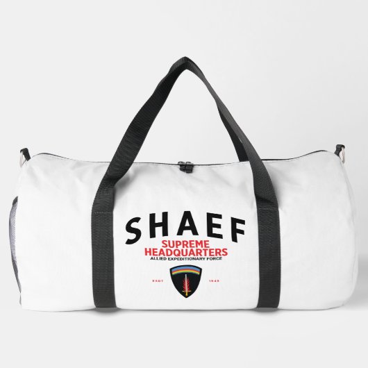 SHAEF Supreme Headquarters Custom Duffle Bag (Rückseite)