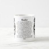 Shafer Familien-Wappen Tasse (Mittel)