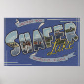 Shafer Lake - Große Briefmarkenszenen Poster (Vorne)