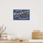 Shafer Lake - Große Briefmarkenszenen Poster (Küche)