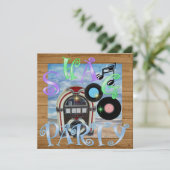 Shag - Dance-Party Einladung (Stehend Vorderseite)