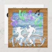 Shag - Dance-Party Einladung (Vorne/Hinten)