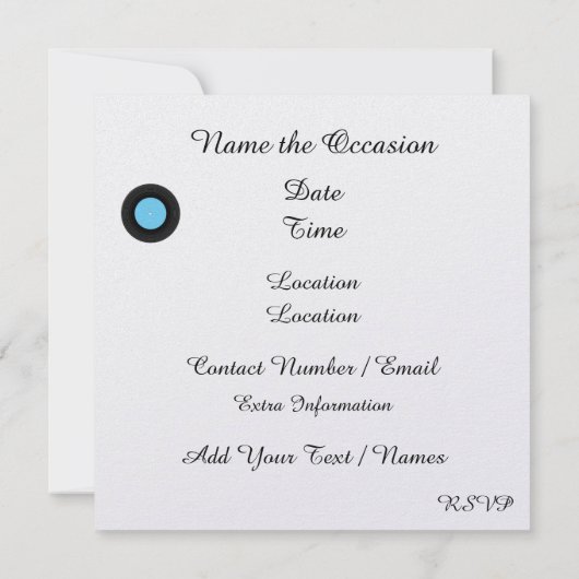 Shag - Dance-Party Einladung (Rückseite)