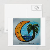 SHAG DANCE POSTCARD POSTKARTE (Vorne/Hinten)