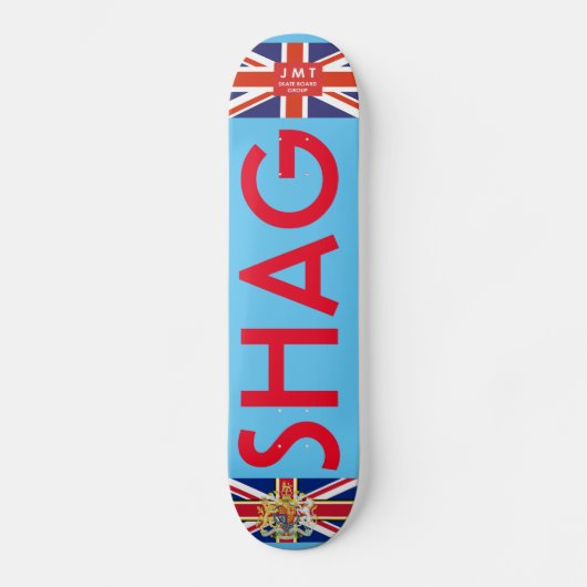 SHAG OFFIZIELLES UK-Skateboard Skateboard (Vorderseite)