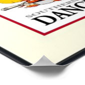 Shag Southern Fried Dancing B/C/R Poster (Ecke)