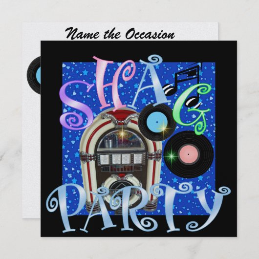 Shag - SRF Einladung (Vorne/Hinten)