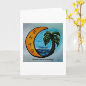 SHAG Tance Greeting Card Karte (Gelbe Blume)