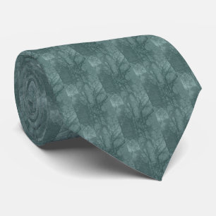 Shagbark Hickory Tree Necktie - Aquamarin Krawatte