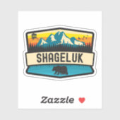 Shageluk, Alaska Aufkleber (Blatt)