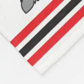 Shaggi-Welpen-Cartoon Fleecedecke (Ecke)