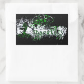 ShaggieTv-Aufkleber Rechteckiger Aufkleber (Tasche)