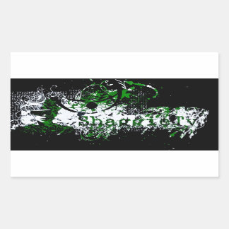 ShaggieTv-Aufkleber Rechteckiger Aufkleber