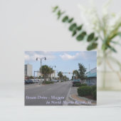 Shaggin am Ocean Drive Postkarte (Stehend Vorderseite)