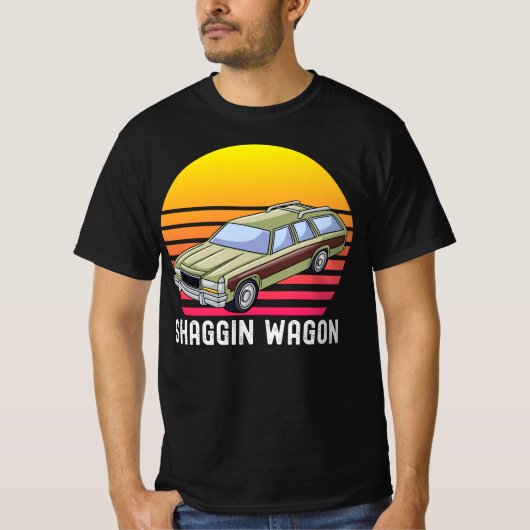 Shaggin Wagon Vintag Station Wagon T-Shirt (Vorderseite)