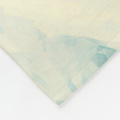 Shaggy Bigfoot Snowboarding AI Yeti Snowy Slope Fleecedecke (Ecke)