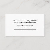 Shaggy Dog | Grooming Tools | Glitzer Sparkle Terminkarte (Rückseite)