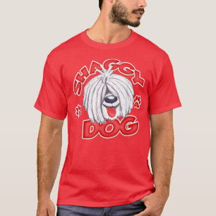 Shaggy Dog White  T-Shirt