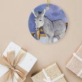 Shaggy Donkey (Friendly Beasts Series) Keramik Ornament