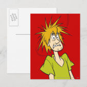 Shaggy Frightened Postkarte (Vorne/Hinten)