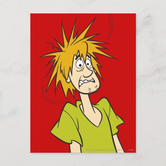 Shaggy Frightened Postkarte (Vorderseite)